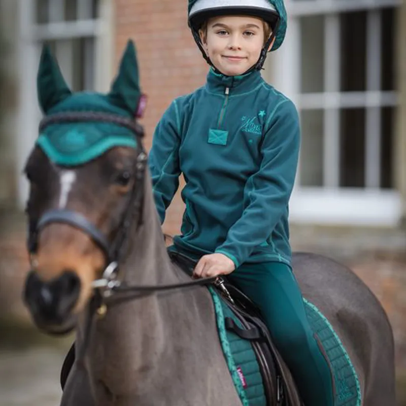 LeMieux Mari Mini Micro Fleece Spruce 4 LeMieux Mari Mini Micro Fleece Spruce - Image 2