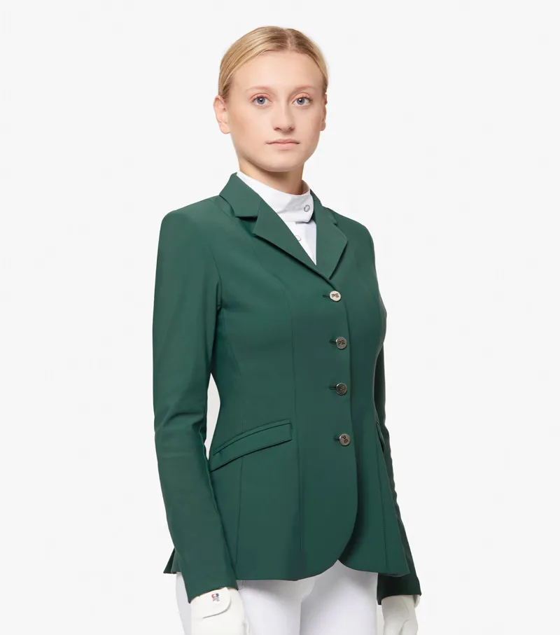 Premier Equine Hagen Ladies Competition Jacket Green 3 Premier Equine Hagen Ladies Competition Jacket Green