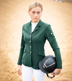 Premier Equine Hagen Ladies Competition Jacket Green 11 Premier Equine Hagen Ladies Competition Jacket Green -Equestrian Related hagen competition jacket green 2 1657900210