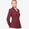 Premier Equine Hagen Ladies Competition Jacket Wine 2 Premier Equine Hagen Ladies Competition Jacket Wine -Equestrian Related hagen competition jacket wine 1