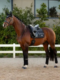 LeMieux Adour Polo Bandages Black -Equestrian Related it01402 lifestyle adourdressagesquare black 1 py