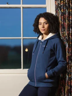 LeMieux Sherpa Lined Hoodie Atlantic 10 LeMieux Sherpa Lined Hoodie Atlantic -Equestrian Related it03351 lifestyle sherpalinedhoodie atlantic 4 copy