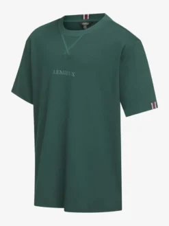 LeMieux Elite Young Mens LeMieux T-Shirt Spruce 8 LeMieux Elite Young Mens LeMieux T-Shirt Spruce -Equestrian Related it03393 product lemieuxyoungmenst shirt spruce 2