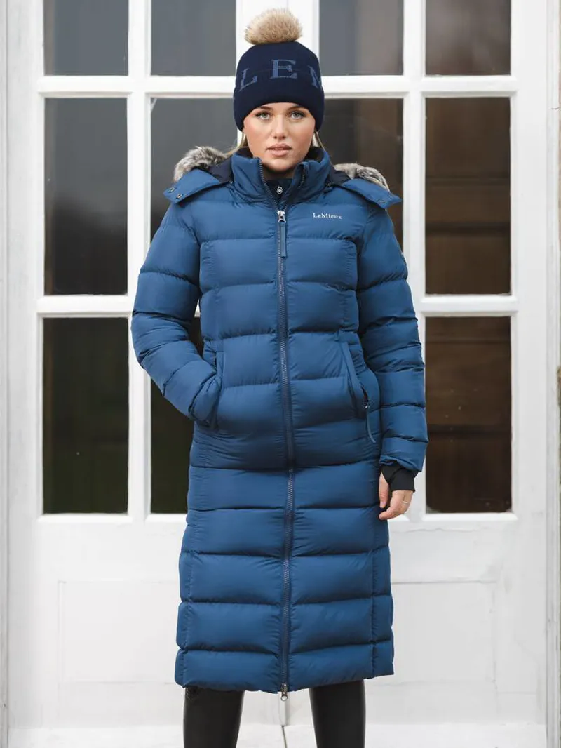 LeMieux Harper Longline Puffer Coat Atlantic 5 LeMieux Harper Longline Puffer Coat Atlantic - Image 3