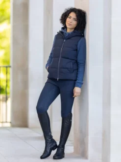 LeMieux Kenza Puffer Gilet Navy -Equestrian Related it03573 lifestyle kenzapuffergilet navy 4