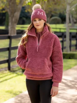 LeMieux Beanie Orchid 8 LeMieux Beanie Orchid -Equestrian Related it03659 lifestyle tarateddyfleece orchid 2 2 copy 1