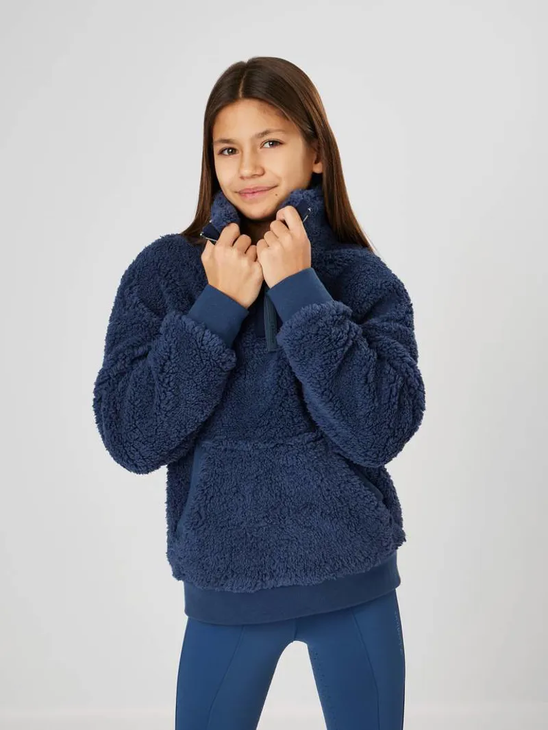 LeMieux Young Rider Tia Teddy Fleece Atlantic 4 LeMieux Young Rider Tia Teddy Fleece Atlantic - Image 2