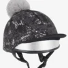 LeMieux Adour Hat Silk Black -Equestrian Related it03852 product adourhatsilk black 2 greybackground copy