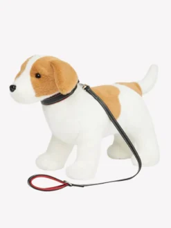 LeMieux Toy Dog Leather Collar And Lead Chilli
