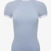 LeMieux Olivia Short Sleeve Show Shirt Mist 1 LeMieux Olivia Short Sleeve Show Shirt Mist -Equestrian Related it04280 product oliviashortsleeveshirt mist 1