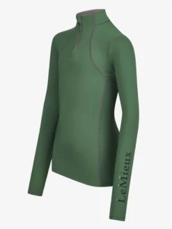 LeMieux Young Rider Base Layer Hunter Green -Equestrian Related it04318 product youngriderbaselayer huntergreen 2