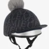 LeMieux Fleur Hat Silk Navy -Equestrian Related it04323 product pomhatsilkfleur navy 3