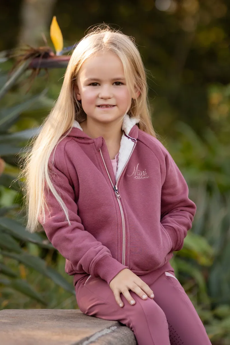 LeMieux Mini Sherpa Lined Lily Hoodie Orchid 4 LeMieux Mini Sherpa Lined Lily Hoodie Orchid - Image 2