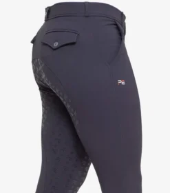 Premier Equine Levanzo Men's Full Seat Gel Riding Breeches Navy -Equestrian Related levanzo mens breeches navy 1