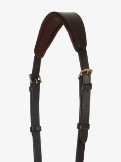 LeMieux Running Martingale Brown-Brass -Equestrian Related lm Martingale Brown hr201201
