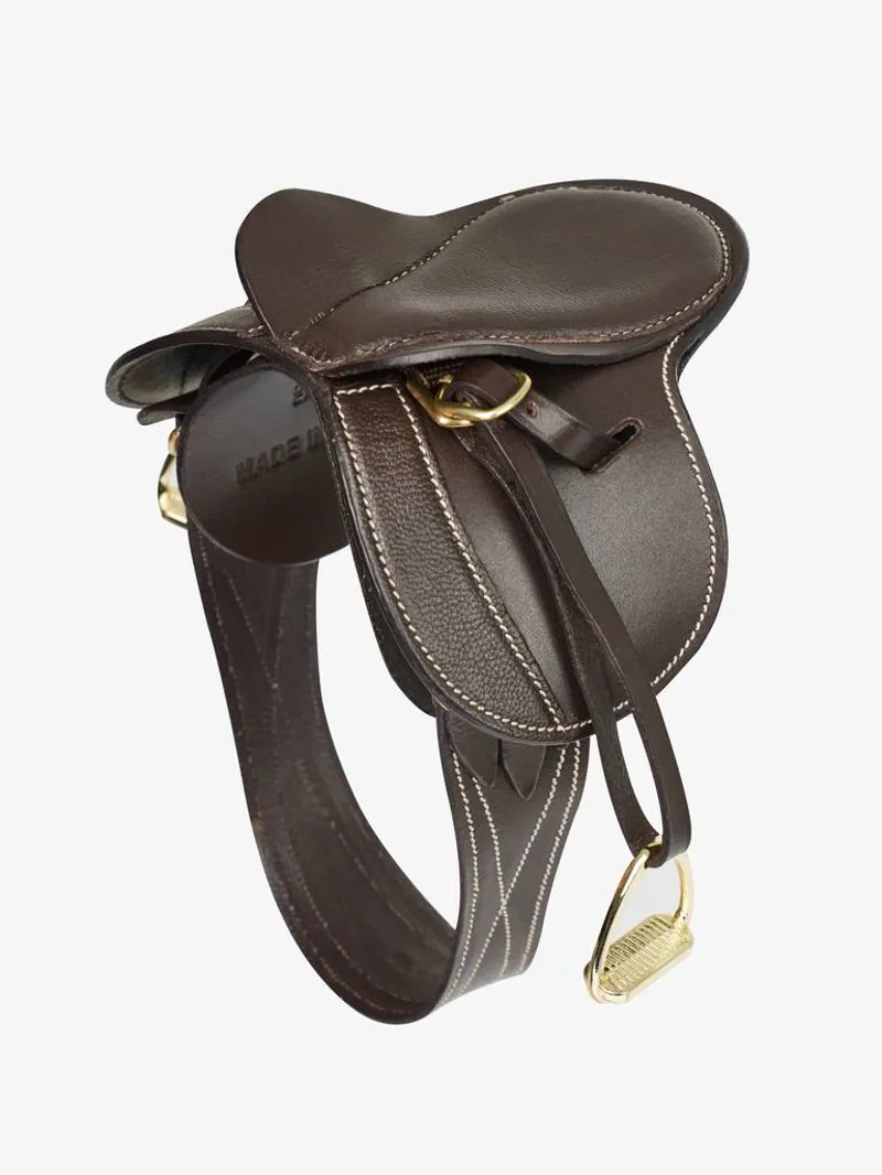 LeMieux Toy Pony Saddle - Brown 3 LeMieux Toy Pony Saddle - Brown