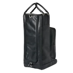 LeMieux PU Leather Boot Bag Black -Equestrian Related lm bootbag leather black lr202