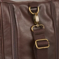 LeMieux PU Leather Boot Bag Brown -Equestrian Related lm bootbag leather brown lr203