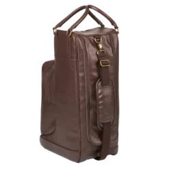 LeMieux PU Leather Boot Bag Brown -Equestrian Related lm bootbal leather brown lr201