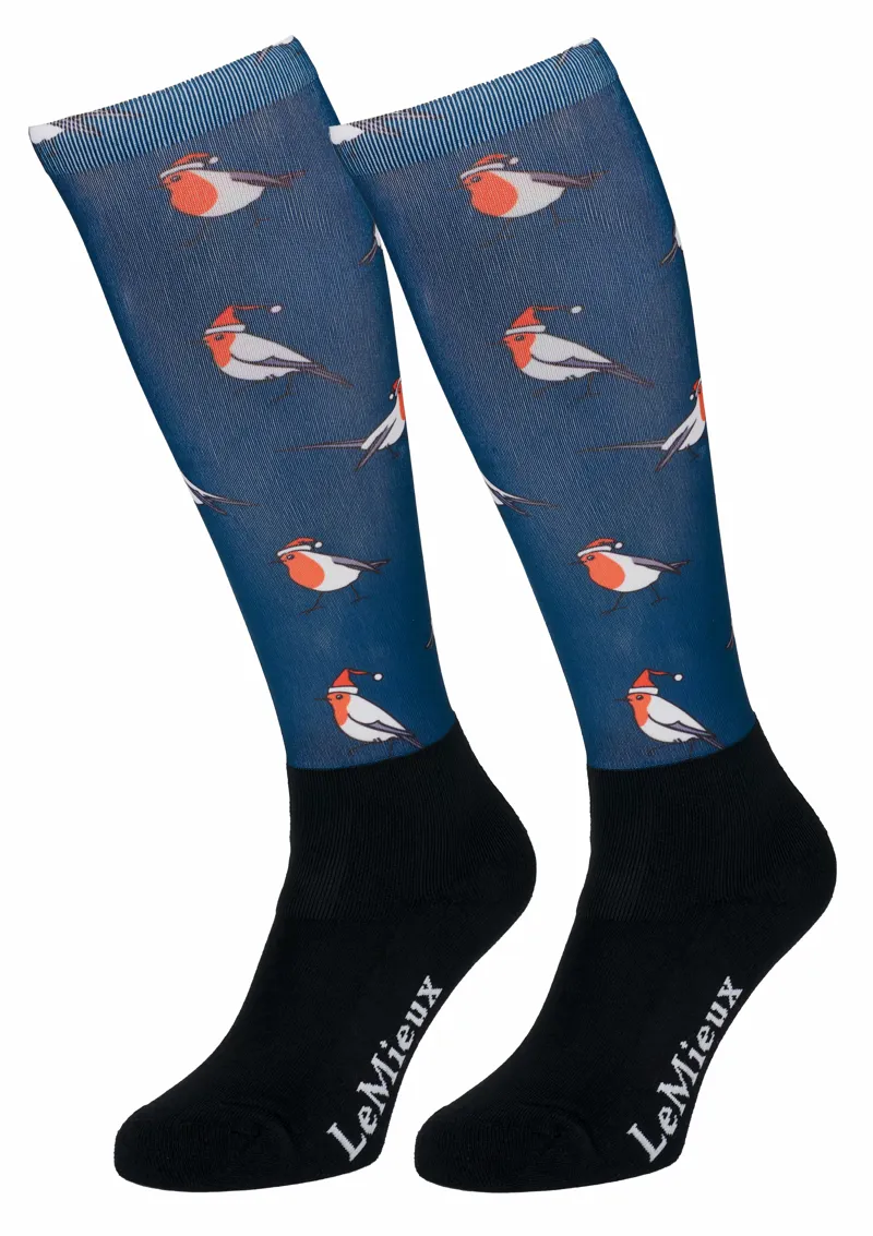 LeMieux Footsie Socks Robins 3 LeMieux Footsie Socks Robins