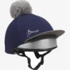 LeMieux Pom Hat Silk Navy