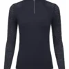 LeMieux Longsleeve Lazercut Baselayer Navy -Equestrian Related lm lasercutlongsleeve navy1 lr