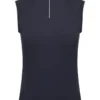 LeMieux Sleeveless Lazercut Baselayer Navy 1 LeMieux Sleeveless Lazercut Baselayer Navy -Equestrian Related lm lasercutsleeveless navy1 lr