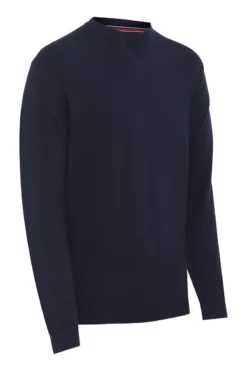 LeMieux Mens Crew Neck Jumper Navy -Equestrian Related lm menscrewneckjumper navy3 lr