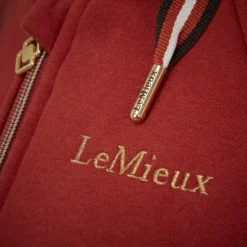 LeMieux Sherpa Lined Hoodie Sienna -Equestrian Related lm sherpazipthrough sienna5 lr