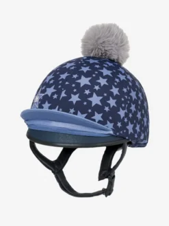 LeMieux Mini Hat Silk Indigo -Equestrian Related lm ss23 minicollection hatsilks indigo hr 3 copy