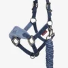 LeMieux Mini Vogue Headcollar And Leadrope Indigo -Equestrian Related lm ss23 minivogueheadcollar indigo hr 6