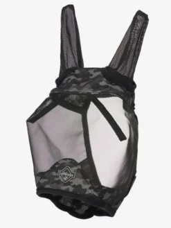 LeMieux Visor-Tek Half Fly Mask Camo Brown