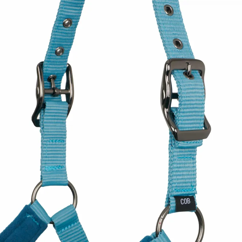 LeMieux Vogue Fleece Headcollar With Rope Marine 4 LeMieux Vogue Fleece Headcollar With Rope Marine - Image 2
