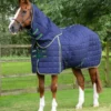 Premier Equine Lucanta 450g Stable Rug With Neck Cover Navy -Equestrian Related lucanta stable rug 450g navy 1