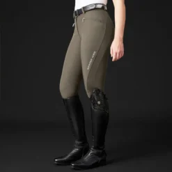 Mountain Horse Marilyn Flex Breeches Urban Taupe -Equestrian Related marilyn urbantaupe side