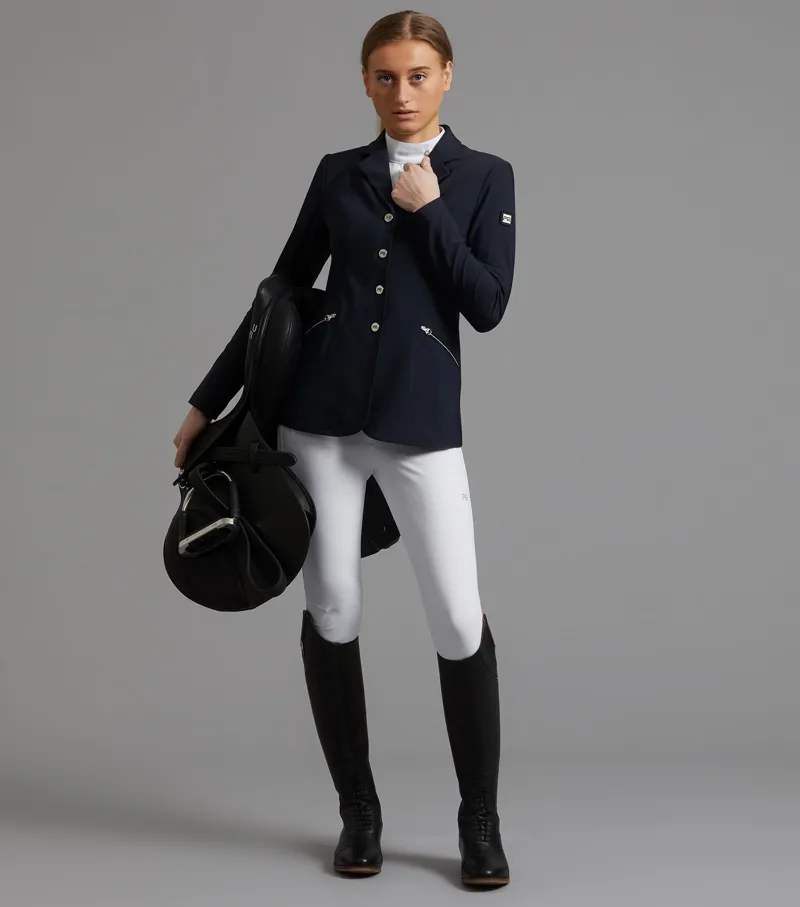 Premier Equine Nera Ladies Competition Jacket - Navy 10 Premier Equine Nera Ladies Competition Jacket - Navy - Image 8