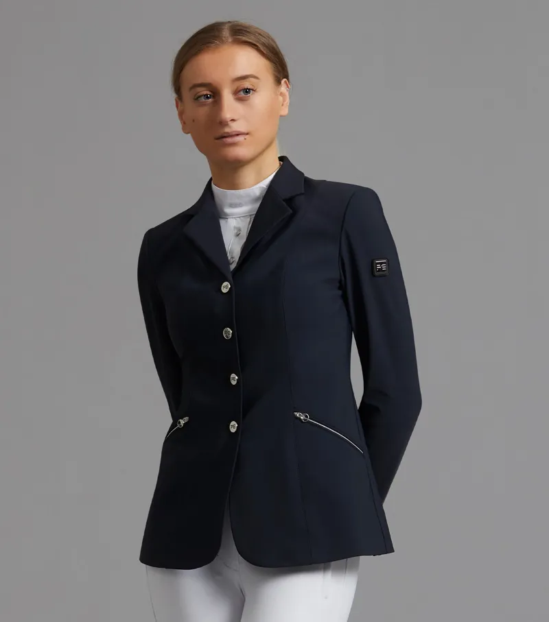 Premier Equine Nera Ladies Competition Jacket - Navy 4 Premier Equine Nera Ladies Competition Jacket - Navy - Image 2