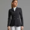 Premier Equine Nera Ladies Competition Jacket - Grey -Equestrian Related nera ladies competition jacket grey grey
