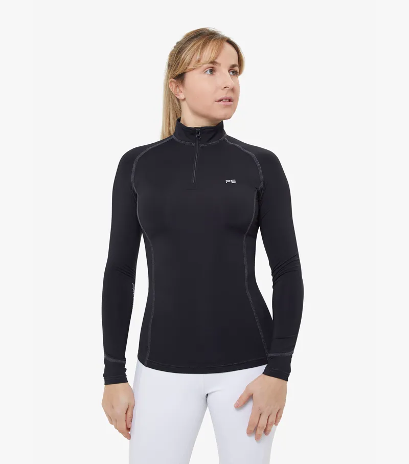 Premier Equine Ombretta Ladies Technical Riding Top Black 2 Premier Equine Ombretta Ladies Technical Riding Top Black