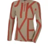 Pikeur Classic Sports Print Shirt Soft Taupe -Equestrian Related pik 427200 204 70 f