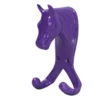 Perry Equestrian Horse Head Double Stable/Wall Hook In Purple -Equestrian Related purple 51