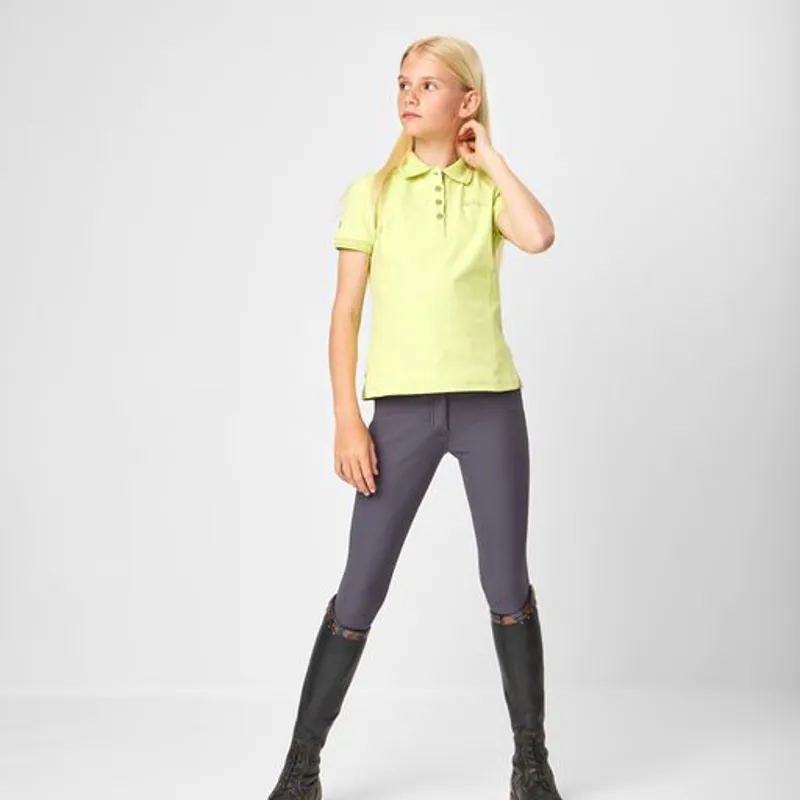 LeMieux Young Rider Polo Shirt Kiwi 6 LeMieux Young Rider Polo Shirt Kiwi - Image 4