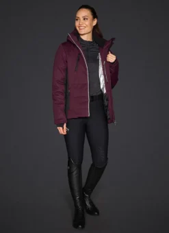 Mountain Horse Quinn Hybrid Jacket Burgundy -Equestrian Related quinn hybrid jkt 16418