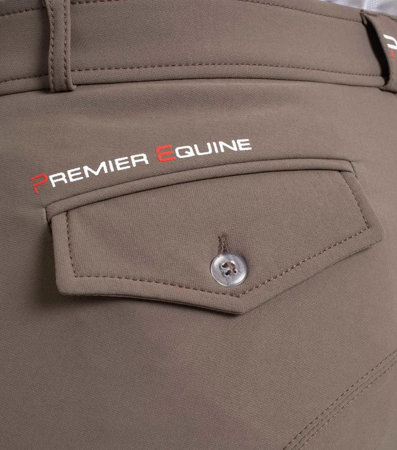 Premier Equine Santino Men's Gel Knee Riding Breeches Walnut 6 Premier Equine Santino Men's Gel Knee Riding Breeches Walnut - Image 4