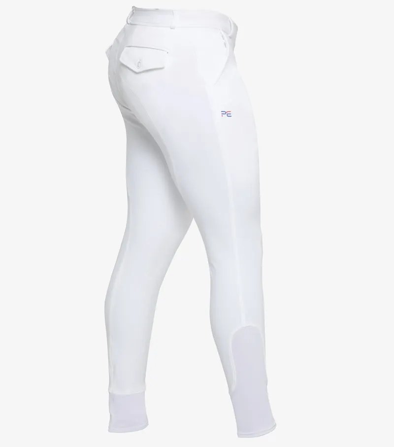 Premier Equine Santino Men's Gel Knee Riding Breeches White 3 Premier Equine Santino Men's Gel Knee Riding Breeches White