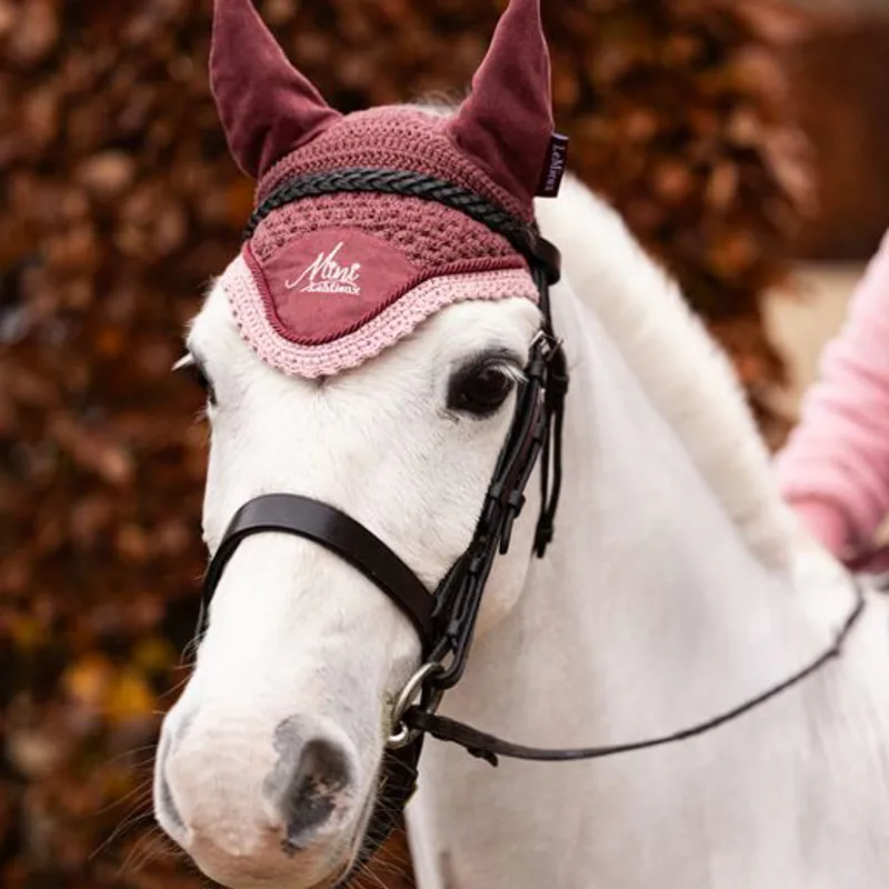 LeMieux Mini Fly Hood Orchid 4 LeMieux Mini Fly Hood Orchid - Image 2