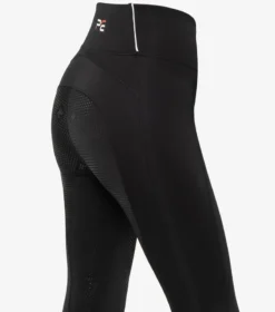 Premier Equine Tenere Ladies Full Seat Gel Riding Tights Black -Equestrian Related tenere ladies full seat gel riding tights black 1
