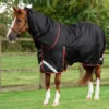 Premier Equine Titan 450g Turnout Rug With Snug-Fit Neck Cover Black -Equestrian Related titan 450g heavyweight turnout rug black