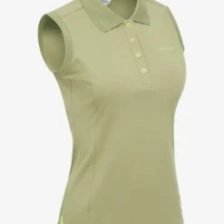 LeMieux Sleeveless Polo Shirt Moss -Equestrian Related w VYdwy8